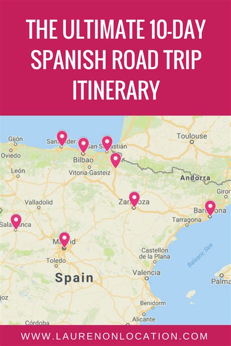 spain road trip itinerary
